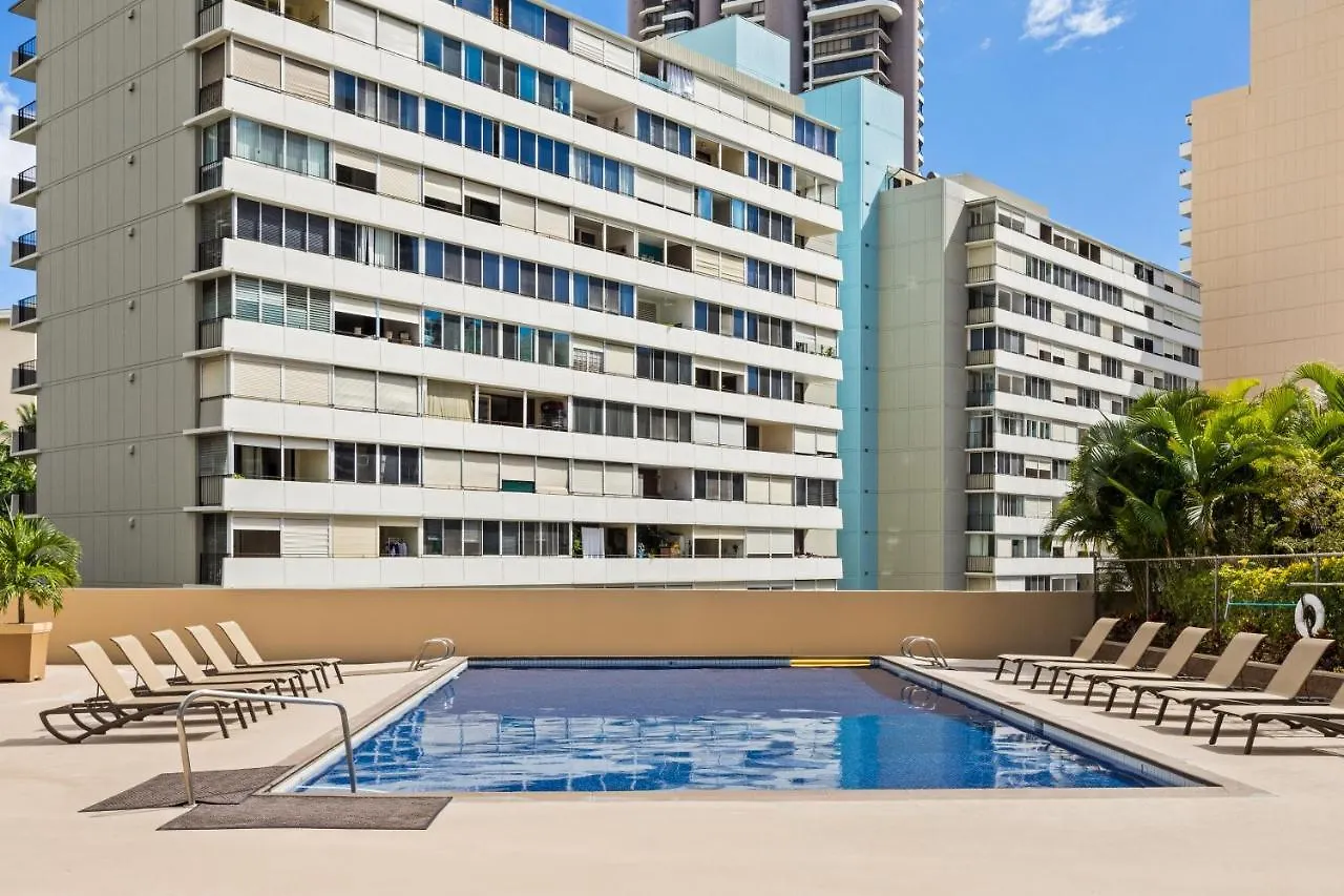 アパート Honolulu Condo Stay With Balcony Walk To Beaches!